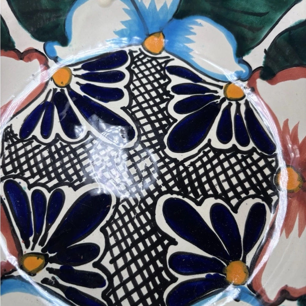 Vibrant Talavera Multicolor Ceramic Bowl - Picture 4 of 9